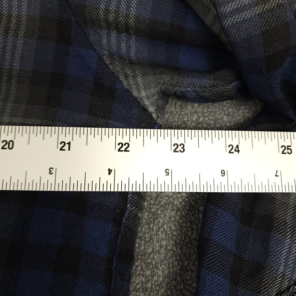 Pendleton Sir Pendleton Plaid‎ Button Down Shirt Men's Large Wool Blue Gray - Picture 4 of 10